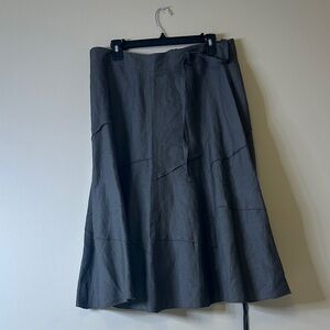 Sandro Charcoal A-Line Skirt